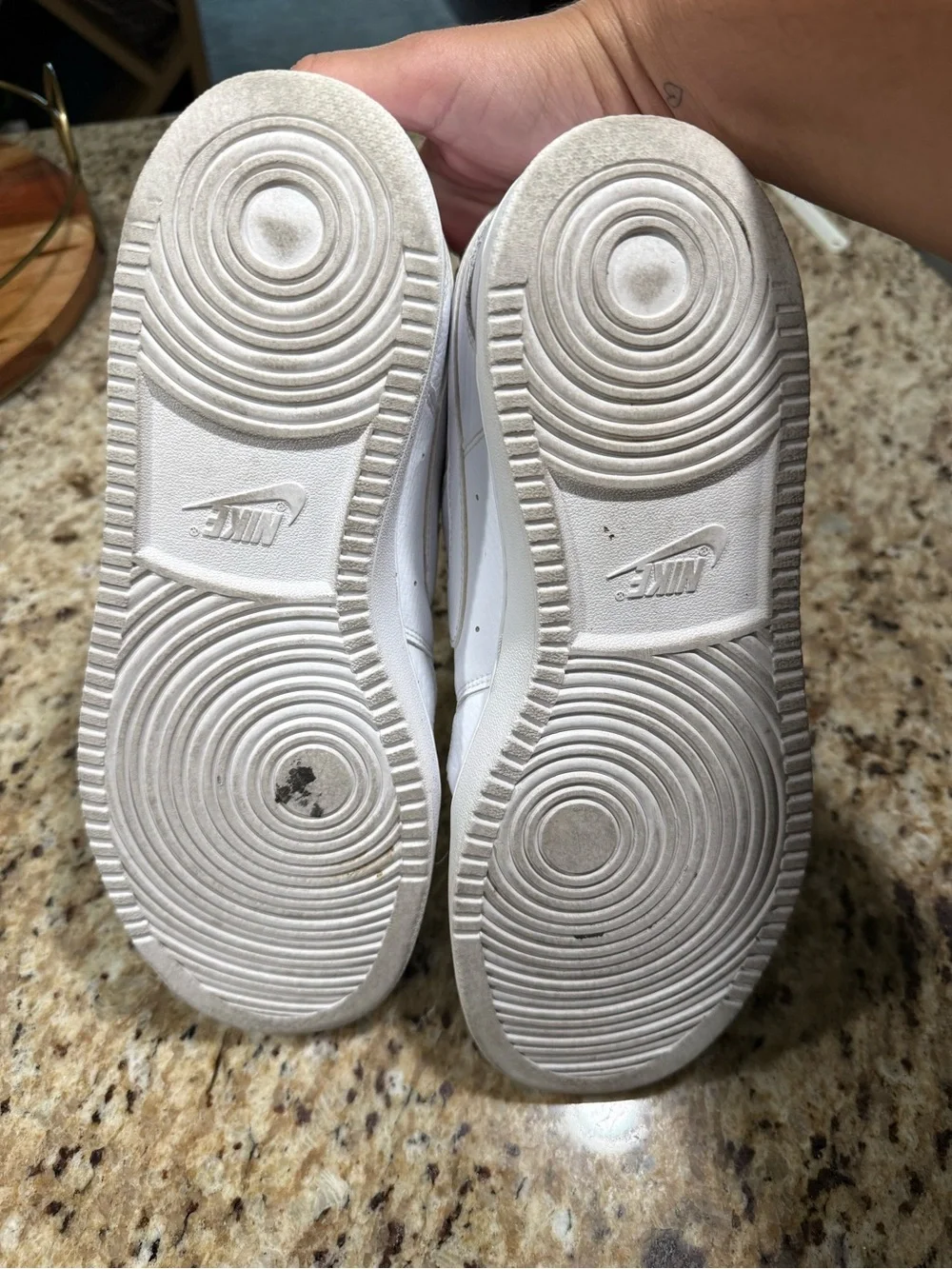 Nike White Low-Top Leather Sneakers — Clean Court Style